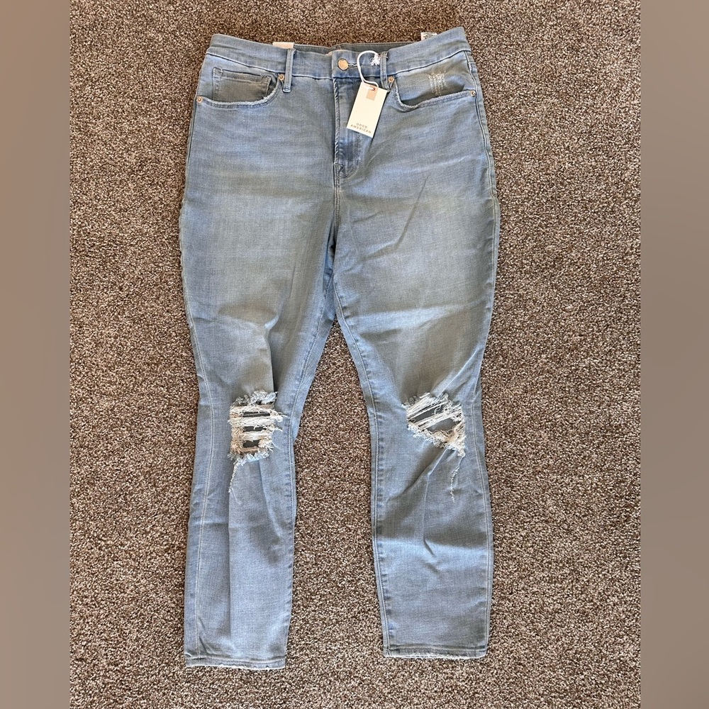 Good American Crop Jeans